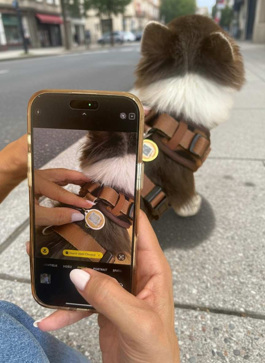 Scannez sa médaille à l'aide de votre smartphone